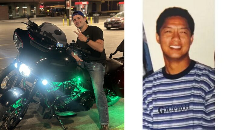 Schertz police identified the motorcyclist as Cameron Rash, 32, of Schertz. The bicyclist was identified as Charles Tage, 60, of San Antonio. 