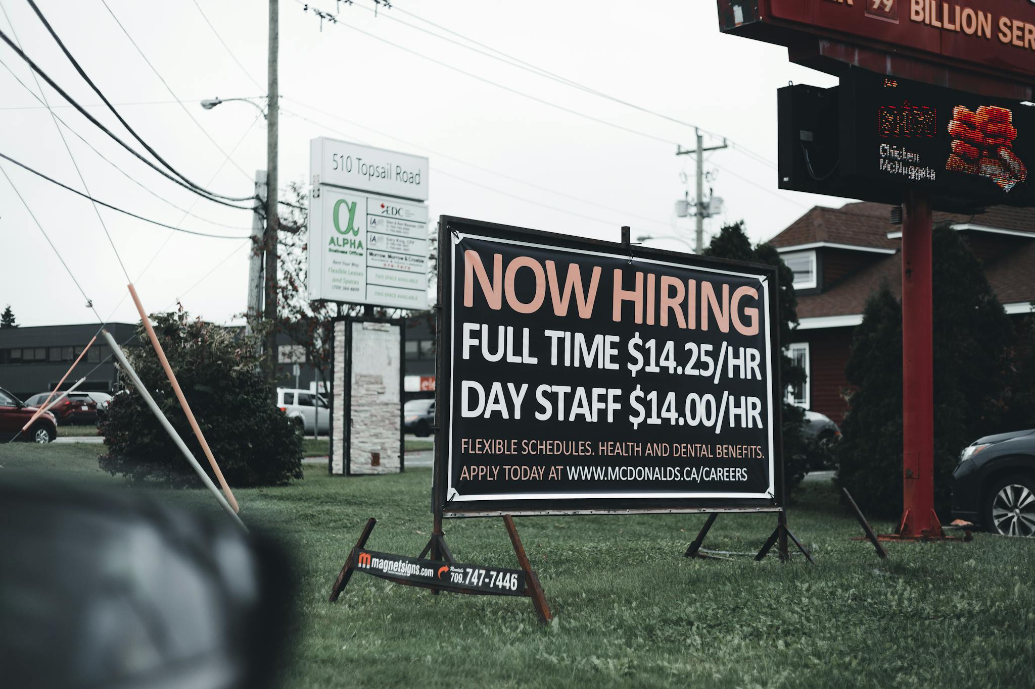 job offer sign